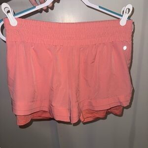 RBX Women's Peach Athletic Shorts